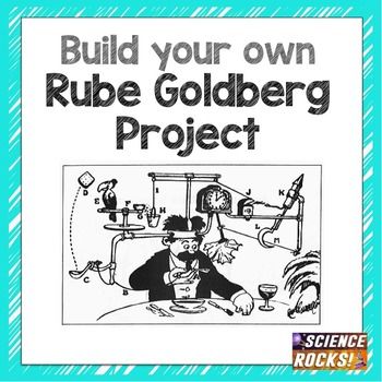 Rube Goldberg Project Rube Goldberg Projects, Popular Picture Books, Rubrics For Projects, Rube Goldberg Machine, Rube Goldberg, Middle School Science Teacher, Science Camp, Mad Science, High School Science