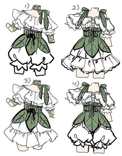 NYAHALLO 🐈‍⬛ (@NyahalloShop) on X Skirt Art Drawing, Lily Of The Valley Character Design, Flower Themed Outfits, Cute Outfit Designs, Cottage Core Outfit Ideas, Shoe Study, Chef Drawing, Romper Outfit Ideas, Cottage Core Girl