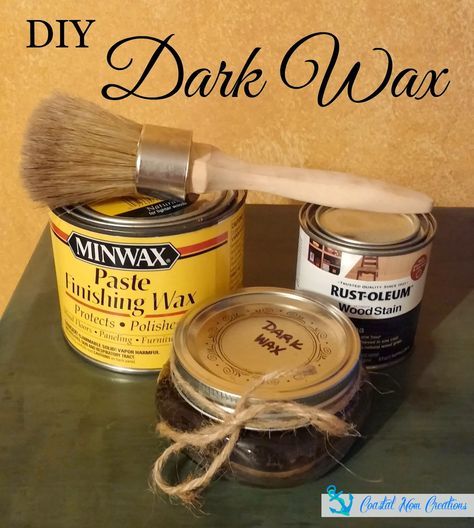 Dark Wax On Raw Wood, Black Wax Furniture, Restore Furniture, Stain Techniques, Refinish Furniture, Laminate Furniture, Refinishing Furniture Diy, Furniture Flipping, Crafts Painting