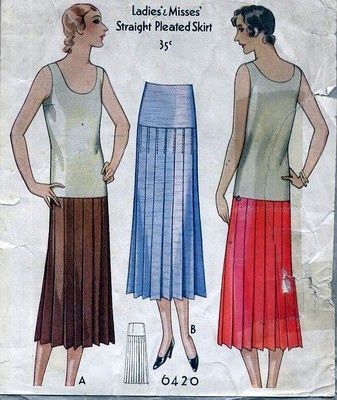 Pleated Long Skirts Pattern 1920s Long Skirt, 1920s Skirt Pattern, 1920s Pleated Skirt, Long Pleated Skirt Pattern, 1920s Skirts And Blouses, 1920 Skirt, 1920s Skirts, 1920's Aesthetic, 1920s Skirt