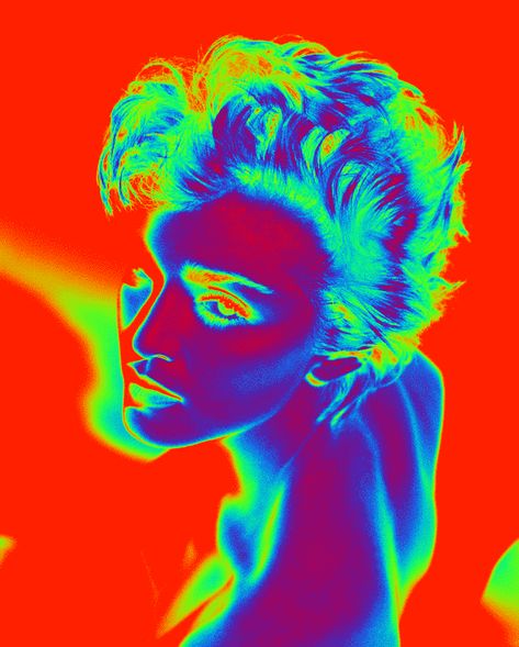 Steve's Trippy Gifs: Famous People: Madonna Trippy Gifs, Trippy Gif, Art Trippy, Cool Illusions, Gif Images, Arte Inspo, Illusion Art, Glitch Art, Ap Art