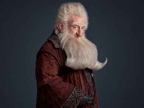 Ken Stott as Balin in "The Hobbit: An Unexpected Journey" Ken Stott, The Hobbit Characters, Braided Beard, Hobbit An Unexpected Journey, Gandalf The Grey, The Hobbit Movies, Bay City Rollers, Desolation Of Smaug, Ian Mckellen