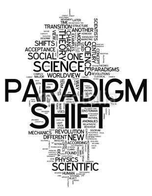 Paradigm shift. Interesting idea. I first heard it used in how someone completely changed the way they interacted socially... "Since the 1960s, the term has also been used in numerous non-scientific contexts to describe a profound change in a fundamental model or perception of events, even though Kuhn himself restricted the use of the term to the hard sciences." Brain Tricks, Paradigm Shift, Mind Map, Change In, The 1960s, Critical Thinking, Counseling, Vision Board, Physics