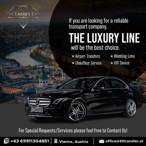 If you are looking for a reliable transport company,The Luxury Line will be the best choice.🚘 -Airport Transfers🚗 -Chauffeur Service -Wedding Limo🚘 -VIP Sevice For Special Requests/Services please feel free to Contact Us!❤️ Contact: +43 69911304851 Wedding Limo, Limo Service, Chauffeur Service, Transport Companies, Be The Best, Good Things, Feelings