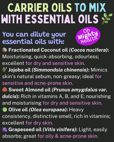 Carrier oils for essential oils Carrier Oils For Essential Oils, Carrier Oil Benefits, Carrier Oils For Skin, Ayurvedic Healing, Essential Oils Herbs, Essential Oils Health, Essential Oil Blends Recipes, Carrier Oil, Oil Benefits