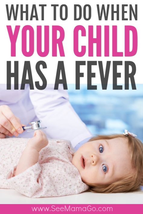 Your baby has been sick and now they developed a fever. Not sure what to do? This simple and practical guide will tell you how to treat a fever, when to worry, and may be causing it. #fever #sickchild #baby Sick Tips, Kids Fever, Child Health, Sick Baby, Newborn Hacks, Bad Parents, Baby Sleep Problems, Baby Care Tips, Before Baby