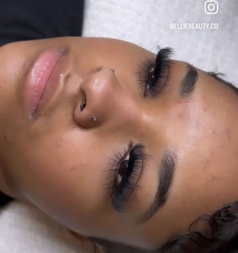 Wispy Volume Lash Extensions With Bottoms, Lash Extensions Bottom And Top, Lashes With Bottoms, Wispy Mega Volume Lash Extensions, Prom Lashes, Volume Wispy Lashes, Lash Map, Eyes Lashes, Lash Extensions Styles