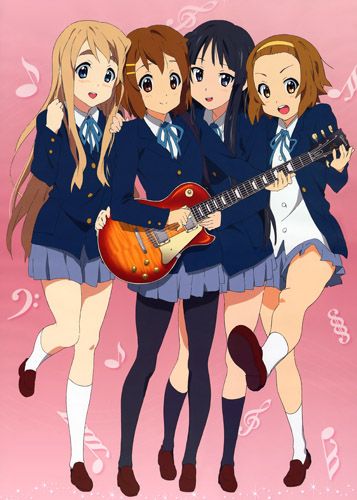 Ritsu Tainaka, Mio Akiyama, Belle Cosplay, Music Club, Kyoto Animation, K On, Light Music, School Uniforms, Tv Movie