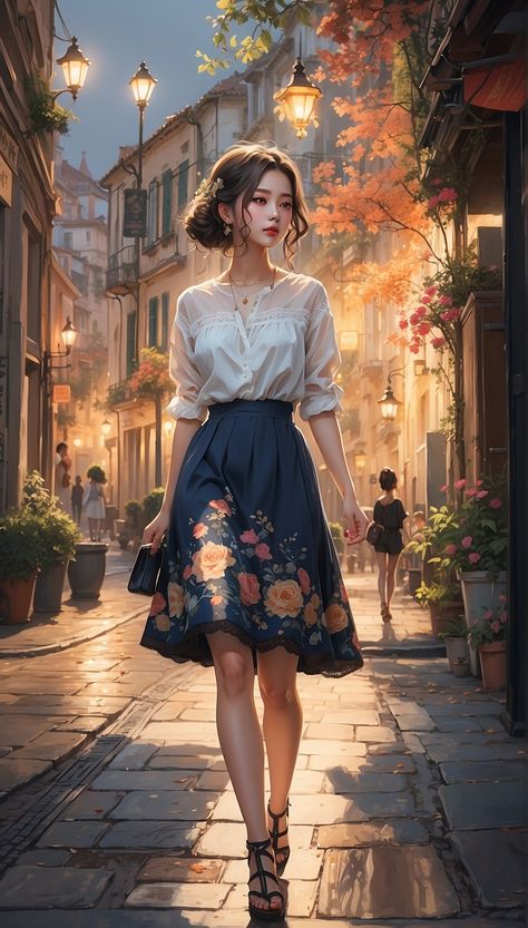 Evening Fashion, Dress Illustration, Fashion Drawing Dresses, Stylish Work Attire, Dress Design Sketches, Fashion Illustration Dresses, Into Art, Anime Dress