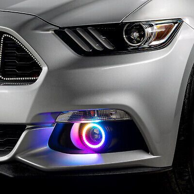 ad eBay - Oracle Halo Lights Fog Lights LED Kit Add On Custom Lighting ColorSHIFT 1235-332 - Buy Now, click the link (eBay) Halo Lights, Ford Mustang Gt 2015, 2015 Mustang Gt, Ford Mustang Ecoboost, Mustang Ecoboost, Ford Mustang V6, 2017 Ford Mustang, 2015 Mustang, Headlight Lens