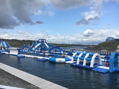 Inflatable Water Park Aesthetic, Water Obstacle Course, Alphabet Dating, Fancy Water, Inflatable Obstacle Course, Inflatable Water Park, Fun List, Water Parks, Dreams And Nightmares