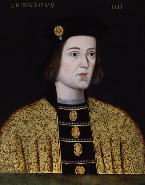 King Edward IV  by Unknown artist oil on panel, 1590s-1620 House Of York, House Of Plantagenet, English Monarchs, Edward Iv, Edward Iii, Elizabeth Woodville, Elizabeth Of York, British School, Tudor History