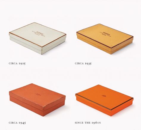 A Shortage of Product Packaging During WWII Led to the Birth of Hermès' Famous Orange Color Mark | The Fashion Law Luxury Packaging Design Fashion, Hermes Box Packaging, Hermes Branding, Luxury Packaging Design Boxes Branding, Hermes Packaging, Fragrance Branding, Diamond Packaging, Scarf Packaging, Luxury Box Packaging