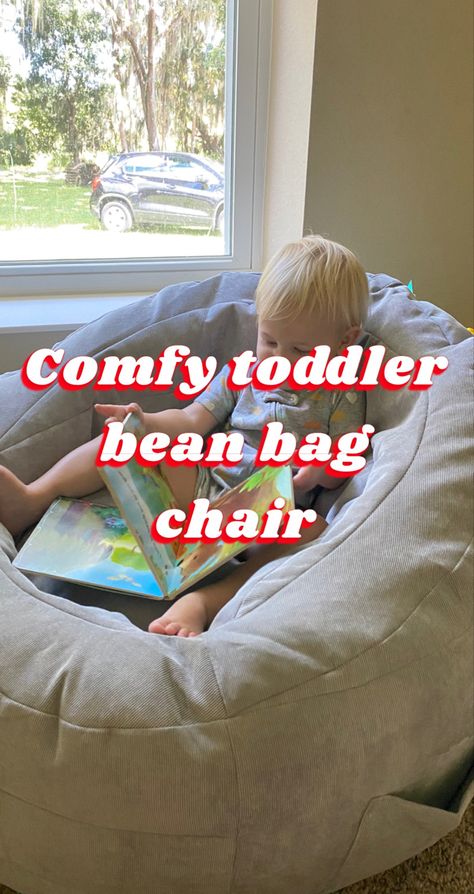 Cute and comfy bean bag chair perfect for toddlers and small kids. Great for playroom, bedroom, or livingroom. Toddler Reading Corner, Reading Nook Kids Room, Toddler Bean Bag Chair, Baby Bean Bag Chair, Toddler Bean Bag, Comfy Bean Bag, Reading Nook Kids, Baby Bean Bag, Playroom Bedroom