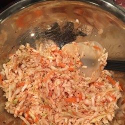 Red Slaw Recipe, Bbq Slaw Recipe, Hot Slaw Recipe, Bbq Slaw, Red Slaw, Coleslaw Recipes, Ham Salad Recipes, Beef Pasta Recipes, Main Salad