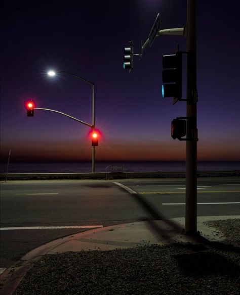 street light, street, road, traffic, light, highway, car, travel, intersection, city, sunset, sky, guidance, stop moving, locomotive Crossroads Aesthetic, Minimalism Art, Liminal Spaces, Night Vibes, Traffic Light, Original Landscape, Long Exposure, Minimal Art, Night Aesthetic