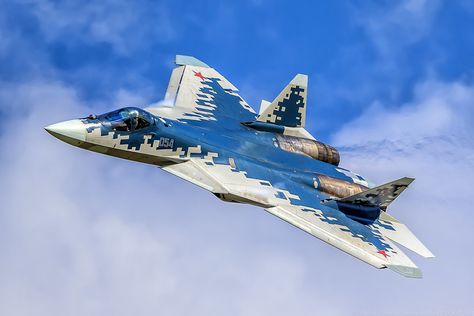 Su 57 Sukhoi Wallpaper, Russian Plane, Stealth Aircraft, Russian Air Force, Airplane Fighter, Air Fighter, F 35, Jet Plane, Aircraft Design