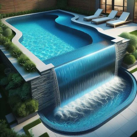 Discover 38 Small Backyard Pool Ideas: Maximizing Your Outdoor Oasis » HomeDecorFull In Ground Pool Ideas, Raised Pools, Small Backyard Pool Ideas, Cocktail Pool, Small Backyard Pool, Backyard Pool Ideas, Dream Location, In Ground Pool, Pools For Small Yards