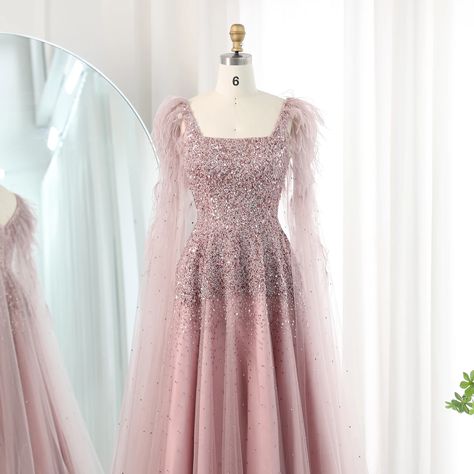 SS406 #Dubai #WeddingGuest #FashionGoals #ElegantDress#DubaiStyle#EveningGown #couturedress #formaldress #wedding #guest #luxurywedding #summerwedding #couture #weddingdress #eveningdress #فساتين_زفاف #الامارات #فساتين_سهره #düğün #nişanelbisesi #bridalcouture #dreamweddingdress #bridetobe #bridalwear #مسلمون #المملكة #PartyDress #engaged Yellow Evening Dresses, Turkey Wedding, Grey Evening Dresses, Champagne Evening Dress, Pink Luxury, Gold Evening Dresses, Green Evening Dress, Pink Evening Dress, White Evening Dress