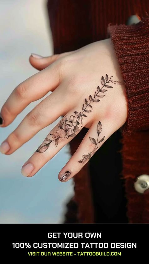 Finger Tattoo Ideas: 90+ Tiny Design Ideas for You - Tattoo Build Side Finger Tattoos, Inside Finger Tattoos, Flower Finger Tattoos, Finger Tattoo Ideas, Her Tattoo, Meaningful Symbols, Finger Tattoo Designs, Family Bbq, Hand Tattoos For Women