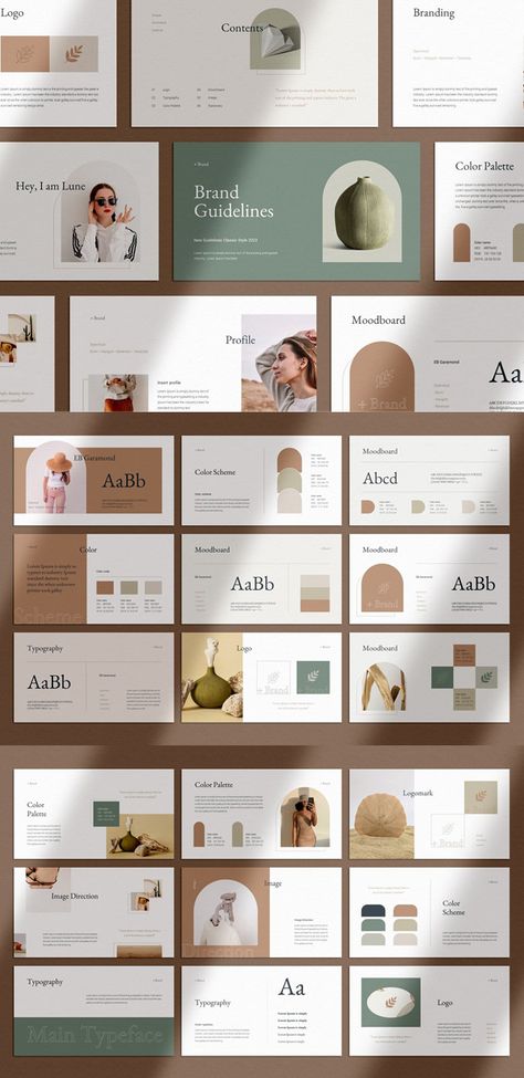 Brand Guidelines Keynote Template Brand Booklet Design, Brand Guidelines Design Style Guides, Luxury Brand Guidelines, Branding Guidelines Design, Brand Presentation Layout, Brandbook Brand Guidelines, Brand Book Examples, Brand Manual Design, Booklet Designs