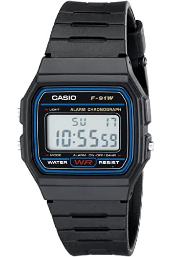 Amazon.com: casio watch f91W-1 Casio Digital, Mens Watches Affordable, Casio Vintage, Casio Classic, Vintage Watches For Men, Digital Clocks, Wearable Device, Casual Watches, Amazon Deals