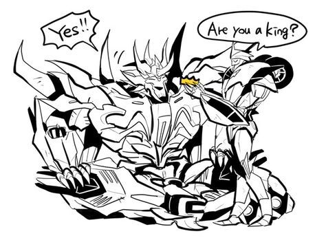 Knockout selfie with Predaking before. Transformers Knockout, Transformers Art Design, Ultra Magnus, Transformers Cybertron, Orion Pax, Transformers Funny, Transformers Design, Transformers Comic, Transformers 3