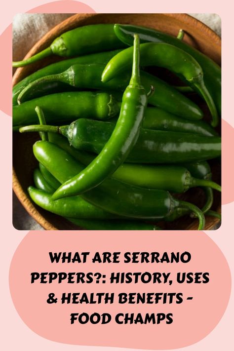 Serrano Pepper Recipes, Pepper Benefits, Serrano Peppers, Specialty Food Store, Hot Sauce Recipes, Serrano Pepper, Peppers Recipes, Specialty Foods, Sauce Recipes