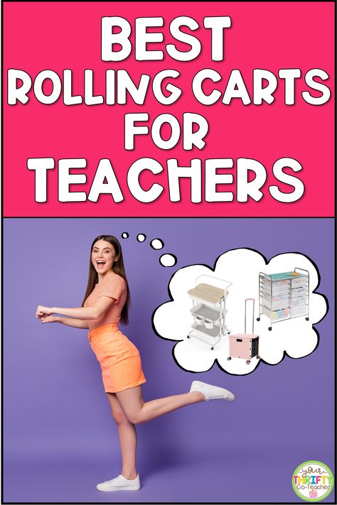 Floating Teacher Cart, Teacher Rolling Cart, Teacher Cart, Rolling Utility Cart, Teacher Must Haves, Traveling Teacher, Rolling Cart, Utility Cart, Teacher Bags