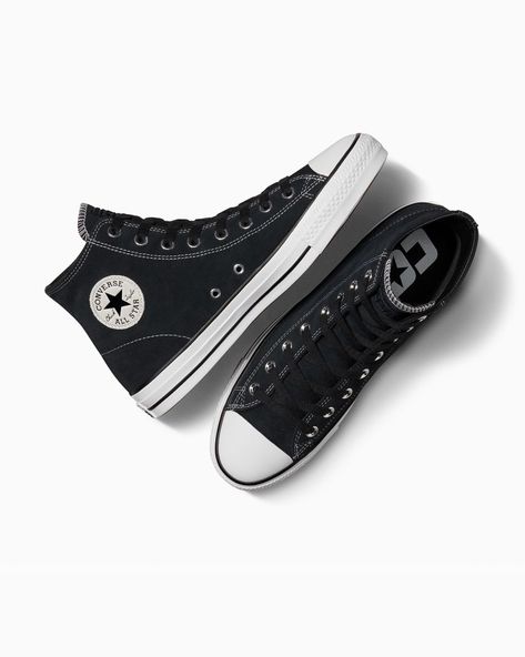 Chuck Taylor All Star Pro Suede High Top Black Converse Wishlist, Black High Tops, Chuck Taylor All Star, Chucks Converse, Chuck Taylor, Chuck Taylors, High Top, All Star, Gentleman