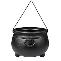 Large Cauldron, Bucket Decor, Halloween Cauldron, Party Bucket, Candy Treats, Candy Basket, The Black Cauldron, Candy Holder, Black Halloween