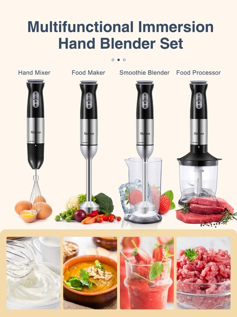 Kitchen Blender, Electric Whisk, Blender Food, Food Blender, Stick Blender, Espresso At Home, Mini Blender, Immersion Blender, Basic Kitchen