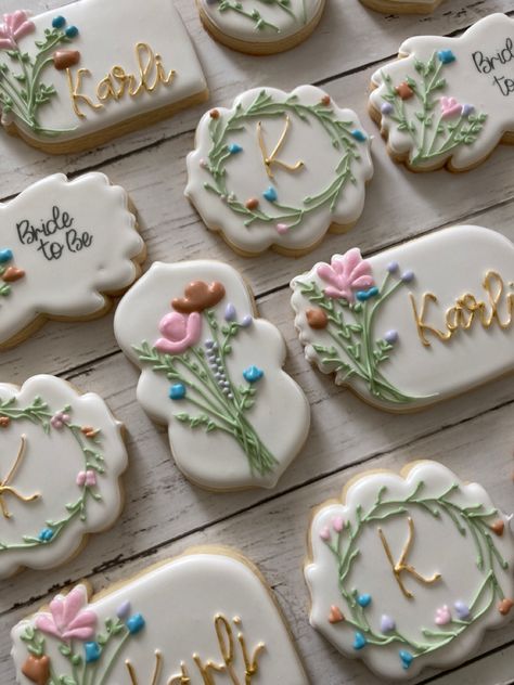 Bridal Shower Flower Cookies, Wildflower Bridal Shower Theme Cookies, Love Is In Bloom Bridal Shower Cookies, Love Is In Bloom Cookies, Wild Flower Bridal Shower Cookies, Wild Flower Baby Shower Cookies, Wildflower Cookies Royal Icing, Wildflower Sugar Cookies Royal Icing, Engagement Cookies