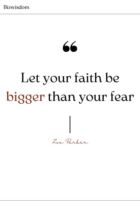 Embrace the strength within by letting your faith be larger than your fears. Find inspiration in this motivational quote by Zoe Parker. #Motivation #Inspiration #Faith #Courage Lord Quotes Faith Strength, Quotes Fear Overcoming, Strong Faith Quotes, Be Courageous Quotes, Faith In Yourself Quotes, Conquer Fear Quotes, No Fear Quotes, Faith Over Fear Quotes, Iris Core