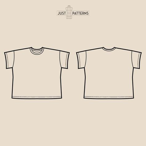 High-end Sewing Patterns on Instagram: “Are you looking for a quick and satisfying project to add to your handmade wardrobe? ⁠ The #tyratee is a structured boxy t-shirt with an…” Boxy Shirt Pattern, Boxy Tee Pattern, Popular Patterns, Shirt Sewing, Boxy Shirt, Shirt Sewing Pattern, Handmade Wardrobe, Tees Pattern, Elevated Basics