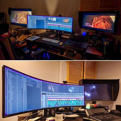 🎞️ Carroll Verghese Chiramel's editing setup 📷 instagr.am/carrollvc ▶️ avid.com/media-composer #editing #setup #editroom #postproduction #cuttingroom #mediacomposer #avid Editor Setup, Editing Setup, Dorm Room Desk, Room Desk, You Better Work, Do Your Best, Video Editor, Dorm Room, Instagram Profile