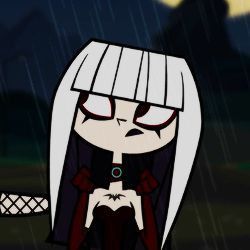 goth girl cartoon white hair alt Tumblr Cartoon, Goth Girl, Cartoon Background, Total Drama, White Hair, Drama, Tumblr, Hair, White