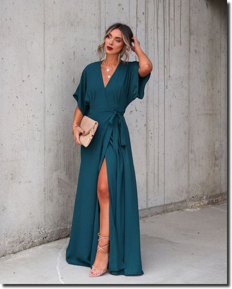 Teal Boho Dress, Teal Wedding Guest Dress, Teal Dress Accessories, April Wedding Guest Outfit, April Wedding Guest Dress, Teal Dress Long, Teal Dress Outfit, Teal Long Dress, March Wedding Guest Outfit