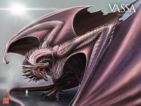 **Commissioned Artwork** . Vassa “the wild fire” . Made on @procreate . This is another dragon in the style of house of the dragons show… | Instagram Jacaerys Velaryon, Daemon Targaryen, Game Of Thrones Dragons, Dragon House, Got Dragons, Dragon Tales, Targaryen Art, Beast Creature, Dragon Artwork Fantasy