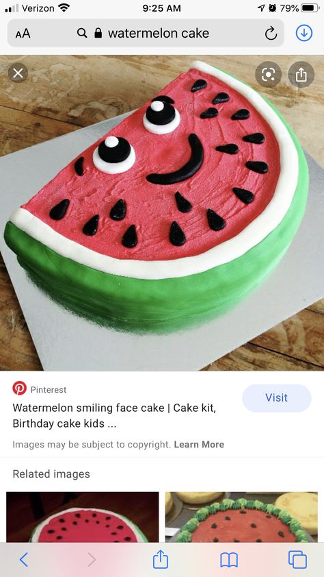 Watermelon Decorated Cake, Watermelon Smash Cake First Birthdays, Watermelon Cake Birthday, Smash Cake First Birthday, Watermelon Theme, Decorating Icing, Cake Decorating Icing, Watermelon Cake, Cake Kit