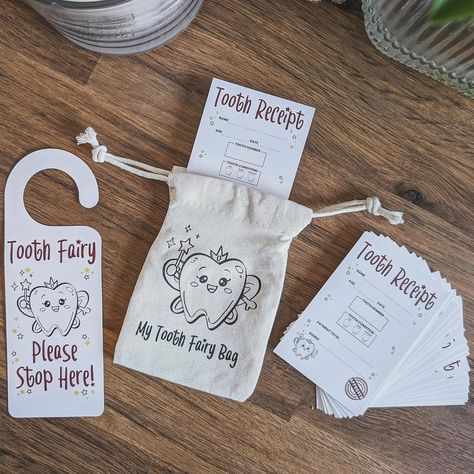 Tooth Fairy bag set Link in Bio 🔗 #amazonfinds #coolgadgets #giftideas #fyp #instagram #amazon #antiques #viral #reels #trending #founditonamazon #amazonmusthave #amazonproducts #feed #tooth #toothfairy #primaryschool Tooth Fairy Receipt, Tooth Fairy Kit, Tooth Fairy Certificate, Fairy Kit, Tooth Fairy Bag, Viral Reels, Tooth Fairy, Purse Pouch, Bag Set