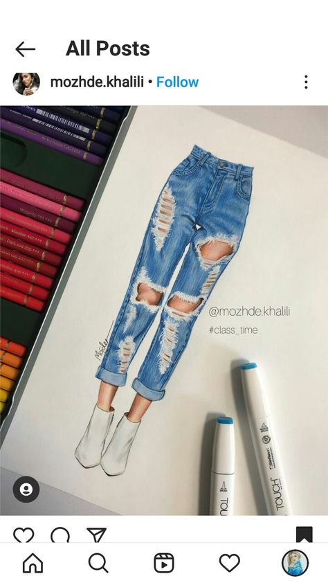 Jeans Fashion Illustration, Denim Illustration, Denim Fashion Illustration, Fashion Illustration Poses, Fashion Model Sketch, Fashion Illustration Tutorial, Fashion Illustration Collage, Fashion Figure Drawing, Fashion Design Books