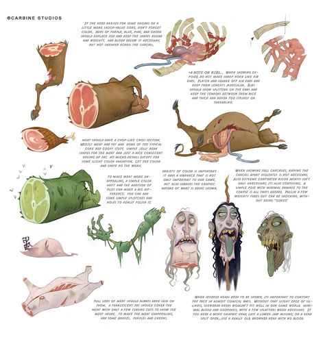 Rotting Drawing Reference, Rotting Reference, How To Draw Flesh Gore, How To Draw Flesh, How To Draw Rotting Flesh, Rotting Flesh Reference, Zombie Design Concept Art, How To Draw Gore, Gut Spill Art