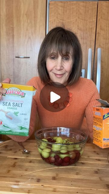 Rose Reisman on Instagram: "How do you wash your grapes?🍇 

Here’s my tried and tested method- all you need is salt and baking soda! 
.
.
.
#rosereisman #rosetip #cookbookauthor #chefathome #nutritionist #fruits #grapes #salt #bakingsoda" How To Wash Grapes, Wash Grapes, Clean And Delicious, March 7, Kitchen Tips, Home Chef, Kitchen Hacks, Cooking Tips, All You Need Is