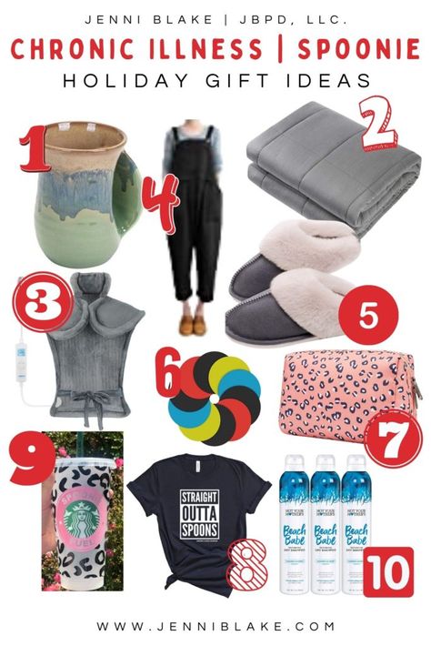 2021 Chronic Illness / Spoonie Gift Guide | List of 10 gifts under $50 Chronic Illness Outfits, Chronic Illness Essentials, Chronic Illness Cart, Spoonie Bag, Fantasy Feast, Myalgic Encephalitis, Huntington's Disease, Game Station, Dysautonomia Pots