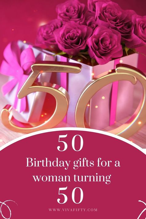 These 50 fiftieth birthday gifts for women have a variety of price points, to accommodate different budgets and interests. 50 Birthday Gifts Women, Best 50th Birthday Gifts Woman, 50th Birthday Gift Baskets For Women, Fiftieth Birthday Ideas For Women, 50 Gifts For 50th Birthday For Women, 50th Birthday Basket Ideas For Women, 50 Th Birthday Gift Ideas For Women, Gift For 50th Birthday Women, Gift Ideas For 50th Birthday Woman