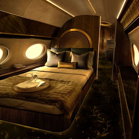 Law of Opulence G650ER - Private Jet Design Lie Alonso Dynasty Private Jet Bedroom, Jet Design, Airplane Interior, Private Jet Interior, Luxury Houses Mansions, Laws Of Life, Luxury Private Jets, The Lie, Private Plane