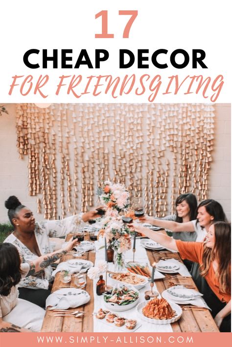 Cheap Friendsgiving decor Friendsgiving Decor Ideas, Friendsgiving Dinner Party Decor, Fancy Disposable Plates, Thanksgiving Hosting, Friendsgiving Decor, Friendsgiving Ideas, Friendsgiving Dinner Party, Friendsgiving Decorations, Friendsgiving Food