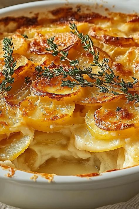 Kartoffelgratin Rezept – Einfach und Lecker Perfect Dinner, Fancy Food, Food Blogs, Quick Saves