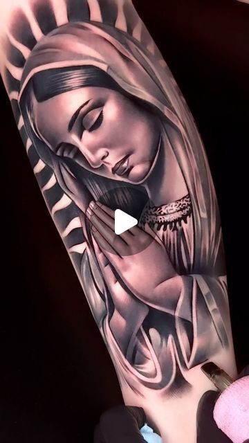 Virgin Mary Tattoo For Women, Our Lady Of Guadalupe Tattoo, Virgencita Tattoo, Virgin Tattoo, Virgin Mary Tattoos, Madonna Tattoo, Virgen De Guadalupe Tattoo Ideas, Virgen Mary Tattoo, Maria Tattoo